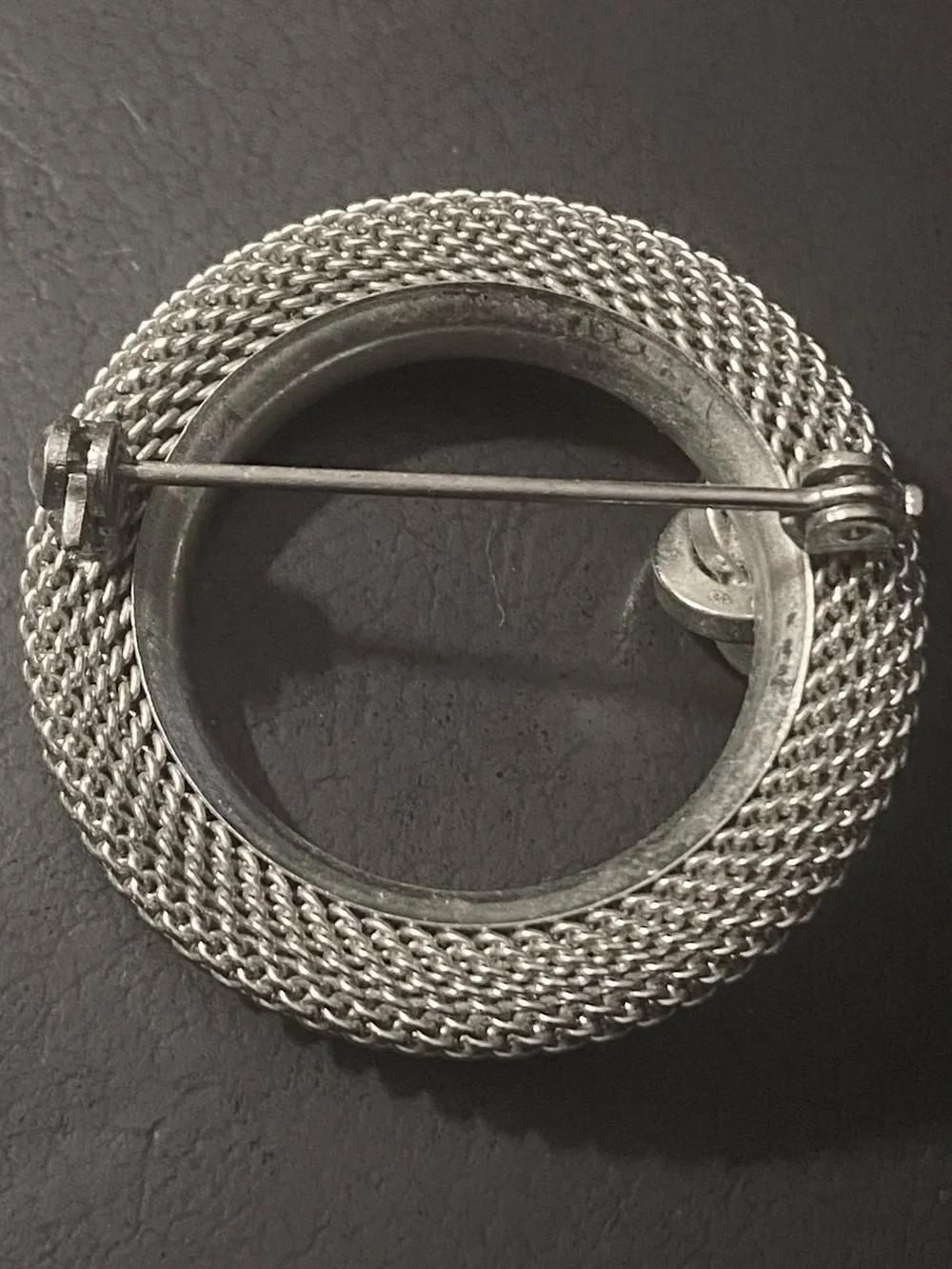 2 Vintage Brooch Sarah Coventry Antique Rose wreath & Modernist Mesh Wreath
